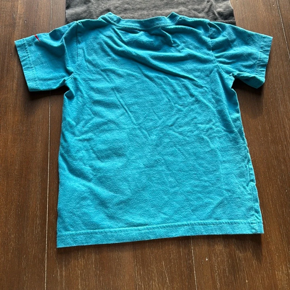 Two (2) Size 6-7YRS Nike dry fit swoosh and Cotton blend just do it tees